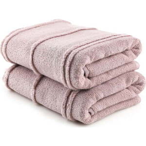 Růžové froté ručníky v sadě 2 ks 50x90 cm Arden – Foutastic obraz