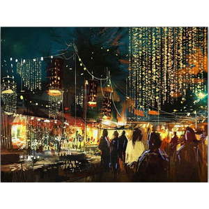 Obraz 100x70 cm City Street – Wallity obraz