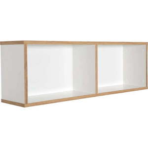 Bílá dětská nástěnná knihovna 90x29 cm Finn – Roba obraz