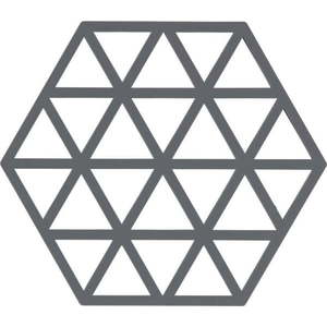 Šedá silikonová podložka pod horké nádoby Zone Triangles obraz