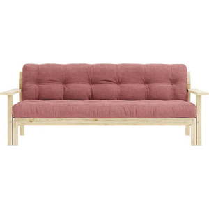 Růžová manšestrová rozkládací pohovka 218 cm Unwind – Karup Design obraz