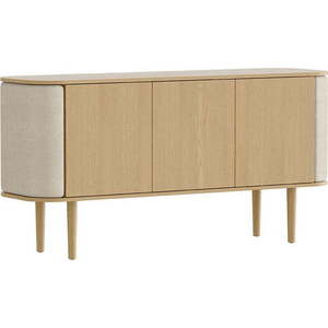 Nízká komoda v dekoru dubu v béžovo-přírodní barvě 150x75 cm Treasures – UMAGE obraz