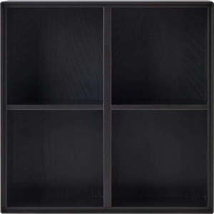 Černá nástěnná knihovna 68x68 cm Edge by Hammel – Hammel Furniture obraz