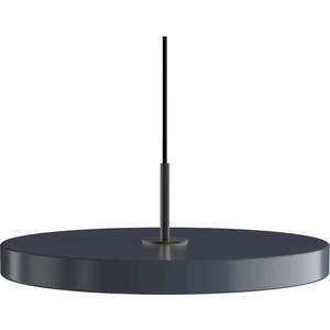 Antracitové LED závěsné svítidlo s kovovým stínidlem ø 43 cm Asteria Medium – UMAGE obraz