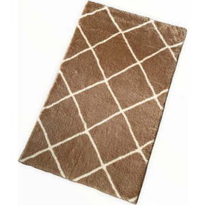 Hnědá koupelnová předložka 50x80 cm Diamond – Mila Home obraz