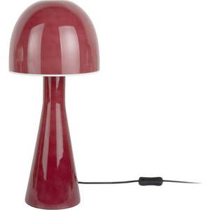Červená stolní lampa se skleněným stínidlem (výška 45 cm) Bombin – Leitmotiv obraz