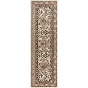 Béžový běhoun Nouristan Parun Tabriz, 80 x 250 cm obraz