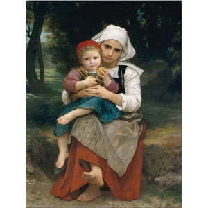 Obraz - reprodukce 70x100 cm William Bouguereau – Wallity obraz