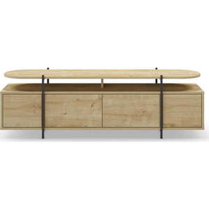 TV stolek v dekoru dubu v přírodní barvě 160x48 cm Hinoa – Marckeric obraz