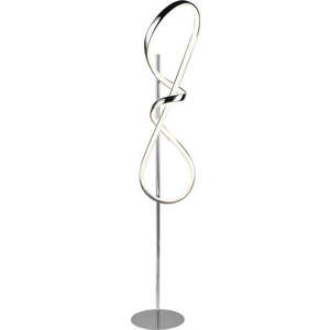 LED stojací lampa ve stříbrné barvě (výška 140 cm) Padua – Trio obraz