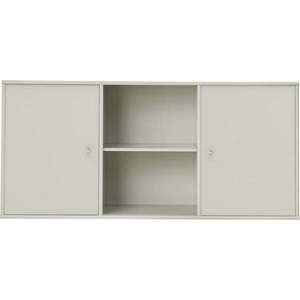 Béžová nízká závěsná komoda 133x61 cm Mistral – Hammel Furniture obraz