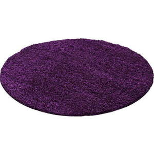 Tmavě fialový kulatý koberec ø 160 cm Life – Ayyildiz Carpets obraz