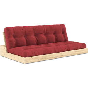 Červená manšestrová rozkládací pohovka 196 cm Base – Karup Design obraz