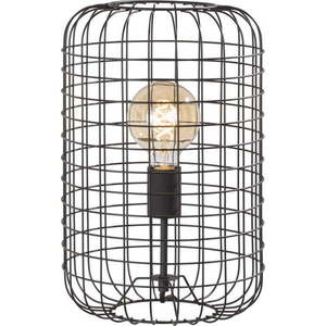 Černá stolní lampa s kovovým stínidlem (výška 40 cm) Justin – Fischer & Honsel obraz