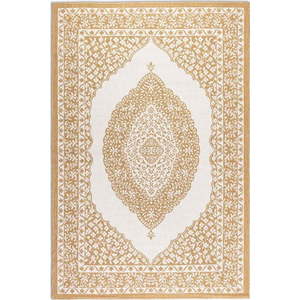 Okrově žluto-krémový venkovní koberec 120x170 cm Gemini – Elle Decoration obraz