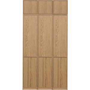 Modulární knihovna v dekoru dubu v přírodní barvě 120x243 cm Modulair – vtwonen obraz
