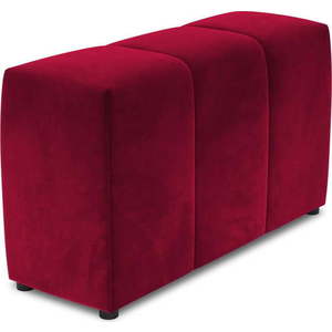 Červená sametová opěrka k modulární pohovce Rome Velvet - Cosmopolitan Design obraz