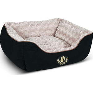 Černý plyšový pelíšek pro psa 50x60 cm Scruffs Wilton M – Plaček Pet Products obraz