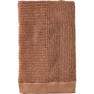 Oranžovohnědý bavlněný ručník 50x100 cm Terracotta – Zone obraz