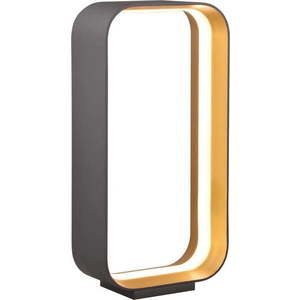 Černá LED stolní lampa s hlasovým ovládáním/s ovládáním pomocí mobilní aplikace s kovovým stínidlem (výška 41 cm) Cizione – CINQUE obraz