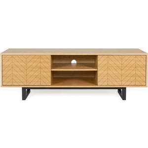 TV stolek v dubovém dekoru Woodman Camden Herringbone obraz