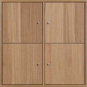 Závěsná knihovna v dekoru dubu v přírodní barvě 70x70 cm Mistral – Hammel Furniture obraz