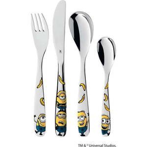 4dílná sada dětských nerezových příborů WMF Minions obraz
