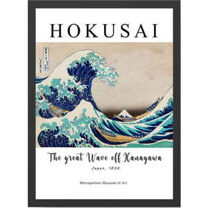 Obraz 35x45 cm Hokusai – Wallity obraz
