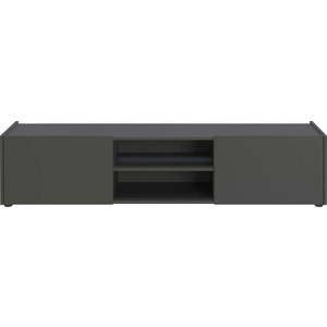 TV stolek v dekoru dubu v antracitovo-přírodní barvě 164x35 cm Schlangen – Germania obraz