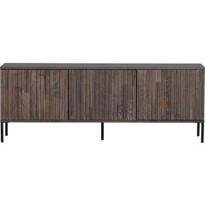 Hnědý TV stolek v dekoru jasanu 150x56 cm Gravure – WOOOD obraz