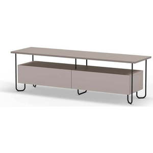 Šedo-béžový TV stolek 150x45 cm Dilly – Marckeric obraz