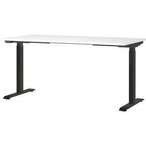 Pracovní stůl s elektricky nastavitelnou výškou s bílou deskou 80x160 cm Jet – Germania obraz