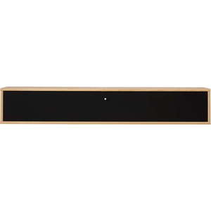 TV stolek v dekoru dubu v černo-přírodní barvě 133x22 cm Mistral – Hammel Furniture obraz