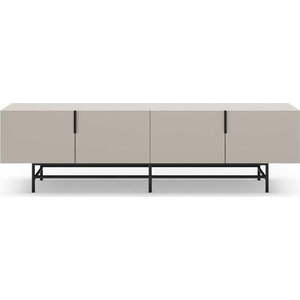 Krémový TV stolek 200x63, 5 cm Eldia – Marckeric obraz