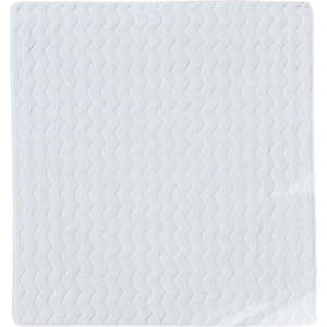 Bílý mušelínový prošívaný přehoz 210x240 cm Plain Muslin – Butter Kings obraz