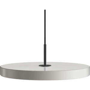Světle šedé LED závěsné svítidlo s kovovým stínidlem ø 43 cm Asteria Medium – UMAGE obraz