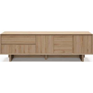 TV stolek v dekoru dubu v přírodní barvě 180x55x45 cm Carpi – Marckeric obraz