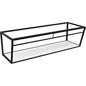 Bílý/černý kovový závěsné podstavec pod umyvadlo 218x40 cm Aruba – Sapho obraz