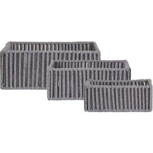 Látkové košíky v sadě 3 ks 36x26x14 cm Arese – House Nordic obraz