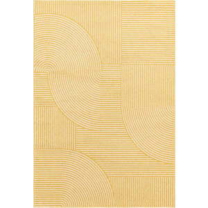 Žlutý koberec 120x170 cm Muse Yellow Geometric – Asiatic Carpets obraz