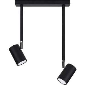 Černé stropní svítidlo 30x10 cm Jones - Nice Lamps obraz