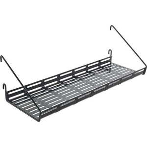 Černá kovová komponenta - police 43x15 cm Mural – Metaltex obraz