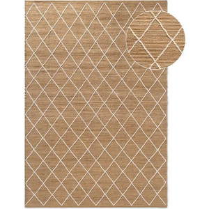 Ručně tkaný jutový koberec v přírodní barvě 200x300 cm Kunu – Hanse Home obraz