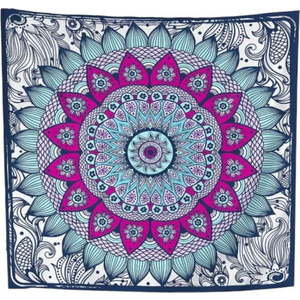 Tapiserie 140x140 cm Blue Dreamcatcher – Really Nice Things obraz