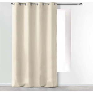 Béžový závěs z mikrovlákna 140x280 cm Absolu – douceur d'intérieur obraz