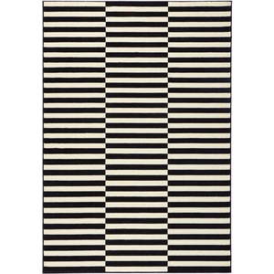 Černo-bílý koberec Hanse Home Gloria Panel, 160 x 230 cm obraz