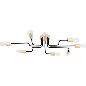 Stropní svítidlo v černo-přírodní barvě 60x100 cm Dazzle – Nice Lamps obraz