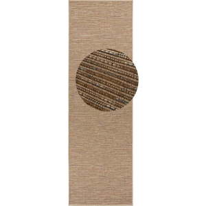 Hnědý běhoun BT Carpet Nature, 80 x 500 cm obraz