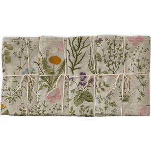 Textilní ubrousky v sadě 4 ks Botanical – Surdic obraz