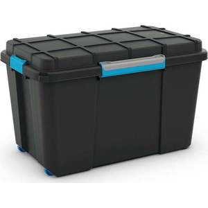 Černý plastový úložný box s víkem 73, 5x44, 5x46 cm Scuba Box – KIS obraz